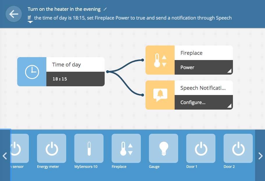 Create helpful automations